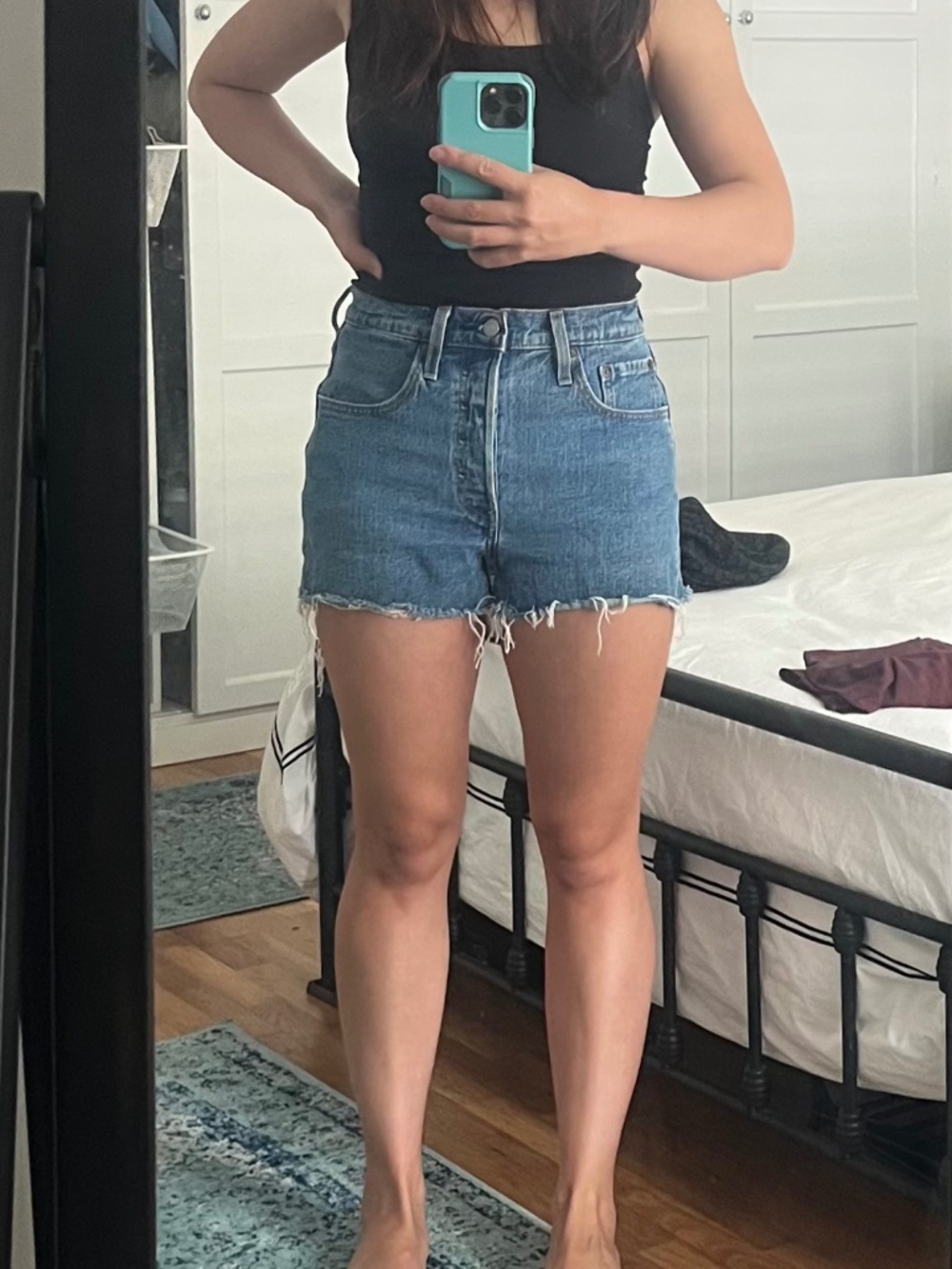 Levi's® Women's 501 Cotton High-Rise Denim Shorts